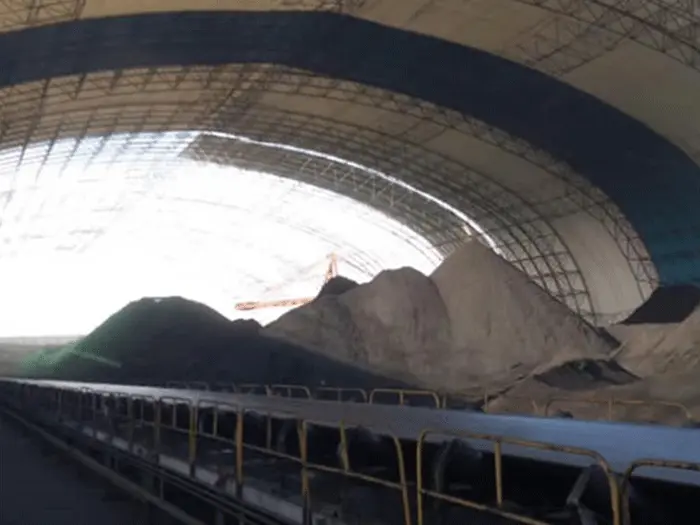 韩城煤棚料仓网架